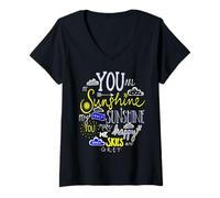Mujer Tu eres mi sol Camiseta Cuello V