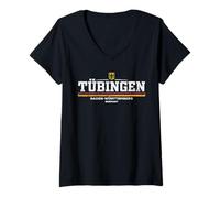 Mujer Tubingen Germany/Deutschland Camiseta Cuello V