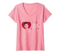 Mujer Twilight Be My Loca Jacob Funny Valentine's Day Card Movie Camiseta Cuello V