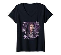 Mujer Twilight Boy Crush Jacob Heart Collage Werewolf Movie Camiseta Cuello V
