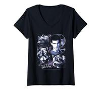 Mujer Twilight I Run with The Wolves Jacob Werewolf Retro Movie Camiseta Cuello V