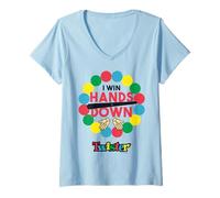 Mujer Twister I Win Camiseta Cuello V