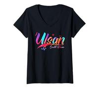 Mujer Ulsan South Korea | Vacation Travel Camiseta Cuello V