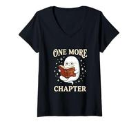 Mujer Un Capítulo Más Historias Y Lore Literary Reader Bookworm Camiseta Cuello V