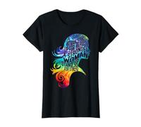 Mujer Una mujer fuerte se defiende a sí misma Tie Dye Camiseta