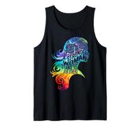 Mujer Una mujer fuerte se defiende a sí misma Tie Dye Camiseta sin Mangas