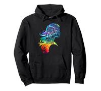 Mujer Una mujer fuerte se defiende a sí misma Tie Dye Sudadera con Capucha