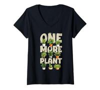 Mujer Una Planta más Plantas de Interior Planta de Interior Jardín botánico Camiseta Cuello V