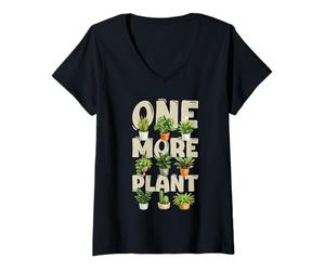 Mujer Una Planta más Plantas de Interior Planta de Interior Jardín botánico Camiseta Cuello V