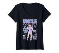 Mujer Uncle of The Birthday KPOP Idol Girls Amantes de la música Coreana Camiseta Cuello V