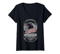 Mujer Underbrush Live 70's Rock Retro Festival Biker Camiseta Cuello V