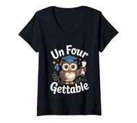 Mujer Unfourgettable 4th Birthdays Girl Un Four Gettable Cumpleaños Camiseta Cuello V