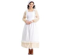 Mujer Uniforme Vestido De Oktoberfest Dirndl BáVaro Traje Tradicional Baviera Con Delantal AlemáN Alemana Para Disfraz Carnaval Del
