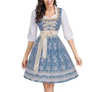 Mujer Uniforme Vestido De Oktoberfest Moda Tradicional Elegante Fiesta Tirolesa Estilo Folk Disfraz Cosplay Dirndl AlemáN Traje Para Festivales Carnaval Cerveza Disfraces