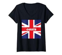 Mujer unión Oasis Camiseta Cuello V