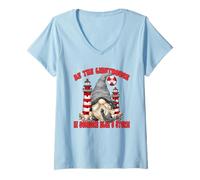 Mujer Unique Christian Saying For Women Be The Lighthouse GNOME Camiseta Cuello V