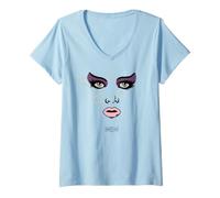 Mujer Universal Monsters Bride Minimalist Portrait Camiseta Cuello V