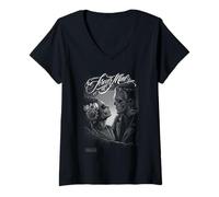 Mujer Universal Monsters Frankenstein And Bride Forever Mine Camiseta Cuello V