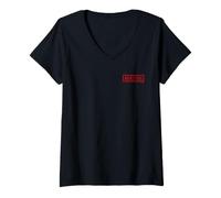 Mujer Universal Monsters Frankenstein Horror Icon Front & Back Camiseta Cuello V
