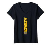 Mujer University Varsity-Gold LEALTY Over Everything Yellow Camiseta Cuello V