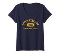 Mujer Upper West Side 10023 NEW YORK CITY / NYC Athletic W Detalles Camiseta Cuello V