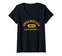 Mujer Upper West Side 10023 NEW YORK CITY / NYC Athletic W Detalles Camiseta Cuello V