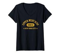 Mujer Upper West Side 10023 NEW YORK CITY / NYC Athletic W Detalles Camiseta Cuello V
