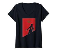 Mujer USA World Football 26 - Ganadores de la Bandera de Marruecos Camiseta Cuello V