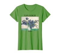 Mujer Van Gogh Irises Pintura Arte Impresionista Vincent Van Gogh Camiseta
