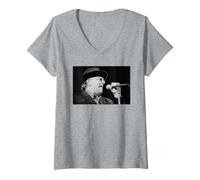 Mujer Van Morrison vuelve a la Cima de la Gira 1999 Camiseta Cuello V