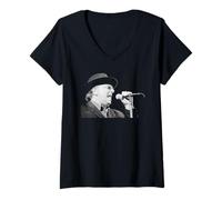 Mujer Van Morrison vuelve a la Gira Top Era 1999 Camiseta Cuello V