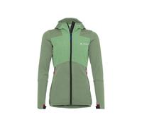 Mujer Vaude Monviso Chaqueta polar con capucha Grid (aloe vera)