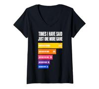 Mujer Veces Que he Dicho Solo un Juego más de Pickleball Camiseta Cuello V