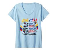 Mujer Venezuela Siempre en Mis Recuerdos Mi Orgullo Camiseta Cuello V