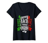 Mujer Veracruz México Matching Family Couples Mexican Camiseta Cuello V