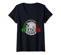 Mujer Veracruz México Souvenir Chingon Mexican Pride Vacation Camiseta Cuello V
