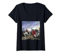Mujer Vercingetorix Historia Antiguo Romano Celta Julio César Camiseta Cuello V