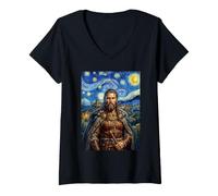 Mujer Vercingetorix Retrato Galia Camiseta Cuello V