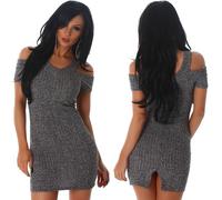Mujer Vestido Cut-Out Tirantes Estuche Stretch Cuello Pico Mini Sexy Verano