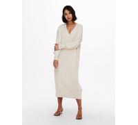 Mujer Vestido De Punto Suéter Suelto Cuello V Manga Larga Only Midi Loose Fit