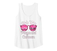 Mujer Viaje Chicas Playa del Carmen México Despedida de Soltera Viaje de Mujeres Camiseta sin Mangas