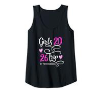 Mujer Viaje de Chicas 2026 San Petersburgo Vacaciones en la Playa Coincidencia grupal Camiseta sin Mangas