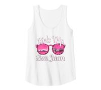 Mujer Viaje de Chicas San Juan Puerto Rico Despedida de Soltera Viaje de Mujeres Camiseta sin Mangas