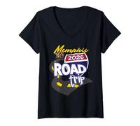 Mujer Viaje por Carretera a Memphis 2026 Camiseta Cuello V