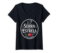 Mujer Viajes por la Ciudad Portugal Serra Da Estrela Portugal Camiseta Cuello V