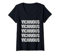 Mujer Vicario Camiseta Cuello V