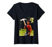 Mujer Vicki Michelle Allo Allo Yvette Carte-Blanche Comedia Actor Camiseta Cuello V