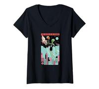 Mujer Victor EL ALIENÍGENA ESTÁ EN LA Ciudad Basketball Slam Dunk Camiseta Cuello V