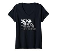 Mujer Victor Gift: La Leyenda del Mito del Hombre Camiseta Cuello V