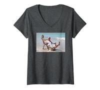 Mujer Victor Meldrew en Holiday One Foot In The Grave Comedy Camiseta Cuello V